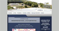 Desktop Screenshot of centreequestreleshautsdeblond.com